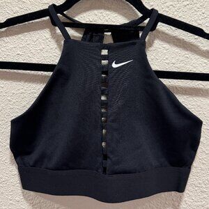 Nike Women Indy Dri-FIT Lattice Sports Bra, Black